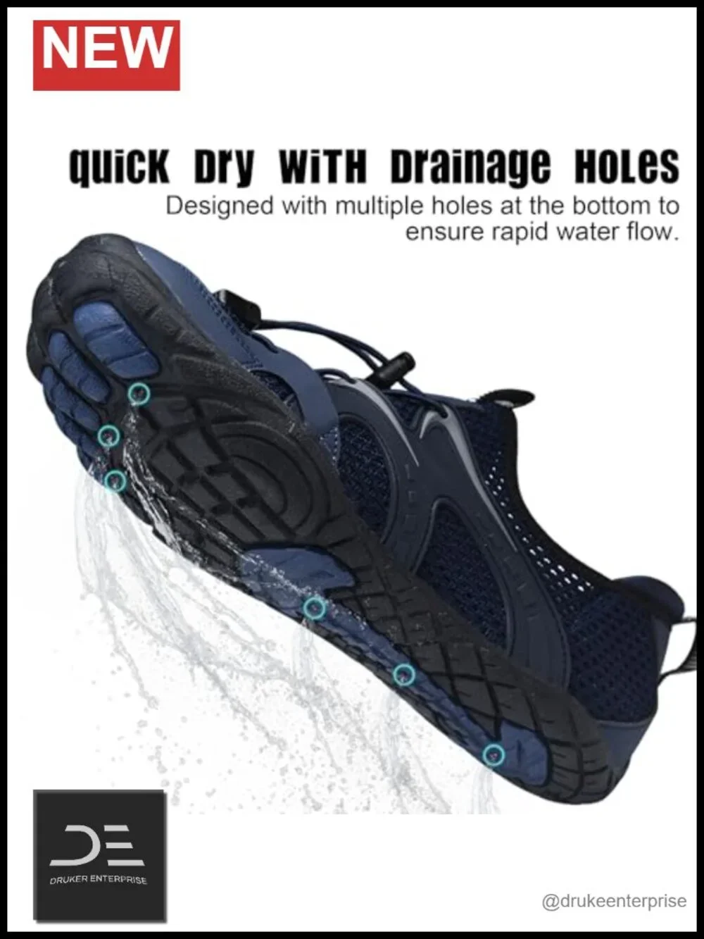 Barefoot Quick Dry Water Shoes for Men Women Aqua Beach Surf Hiking Yoga